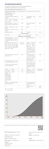 Refrigerator lamp E14 (15W): 2700K warm white with T22 capsule, 90 lumens