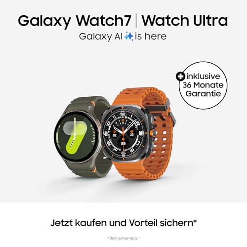 Samsung Galaxy Watch7 Smartwatch (40mm) incl. 36-month manufacturer's warranty
