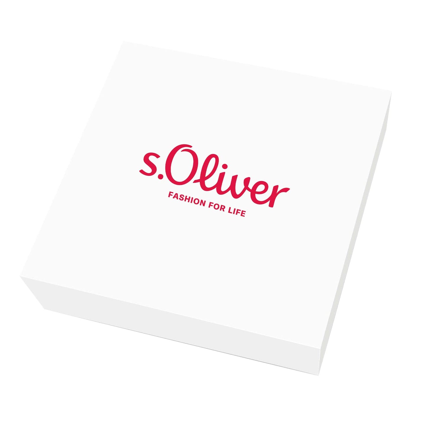 s.Oliver Edelstahl Collier für Damen mit Kristallen von Swarovski (IP-Rose)