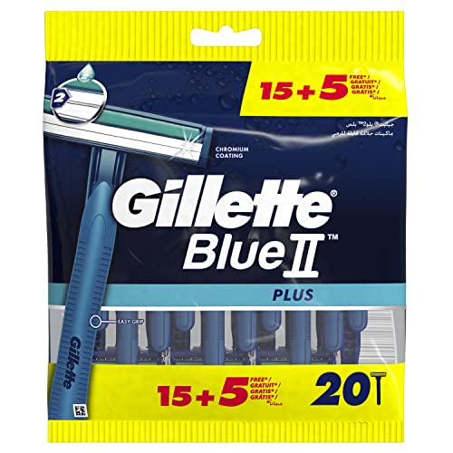 Gilette Blue2 Plus | Einwegklingen für Männer (20 Stück)