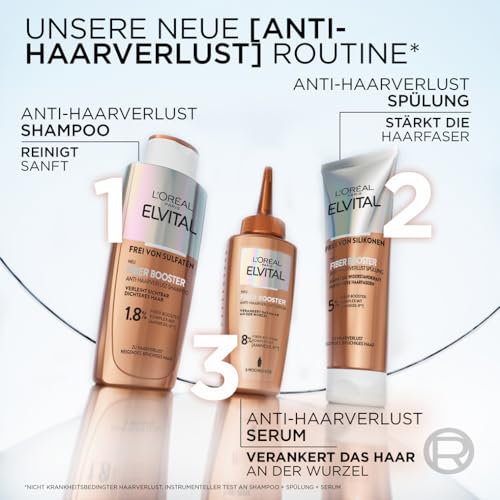 L'Oréal Paris Fiber Booster Anti-Haarverlust-Kopfhaut-Serum: Gegen Haarausfall (3x 102ml)