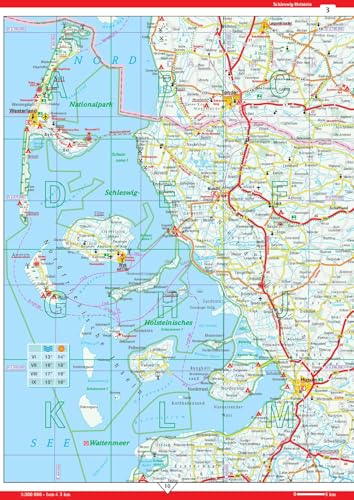 Neuer Straßenatlas Deutschland/Europa 2025/2026: Praktisch mit Spiralbindung