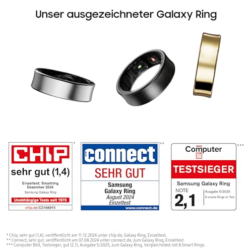 Samsung Galaxy Ring mit Titan-Gehäuse: Samsung Health mit AI, All-In-One Tracker