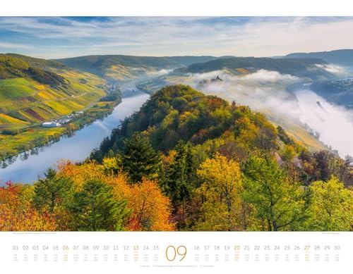 Deutschland Kalender 2026: Zauberhafte Landschaften im Querformat (54x42cm)