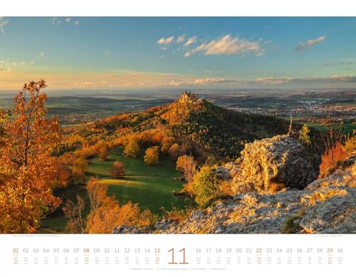 Deutschland Kalender 2026: Zauberhafte Landschaften im Querformat (54x42cm)