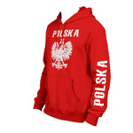 POLSKA Hoodie: Polen Adler hochwertige Verarbeitung für Damen, Herren