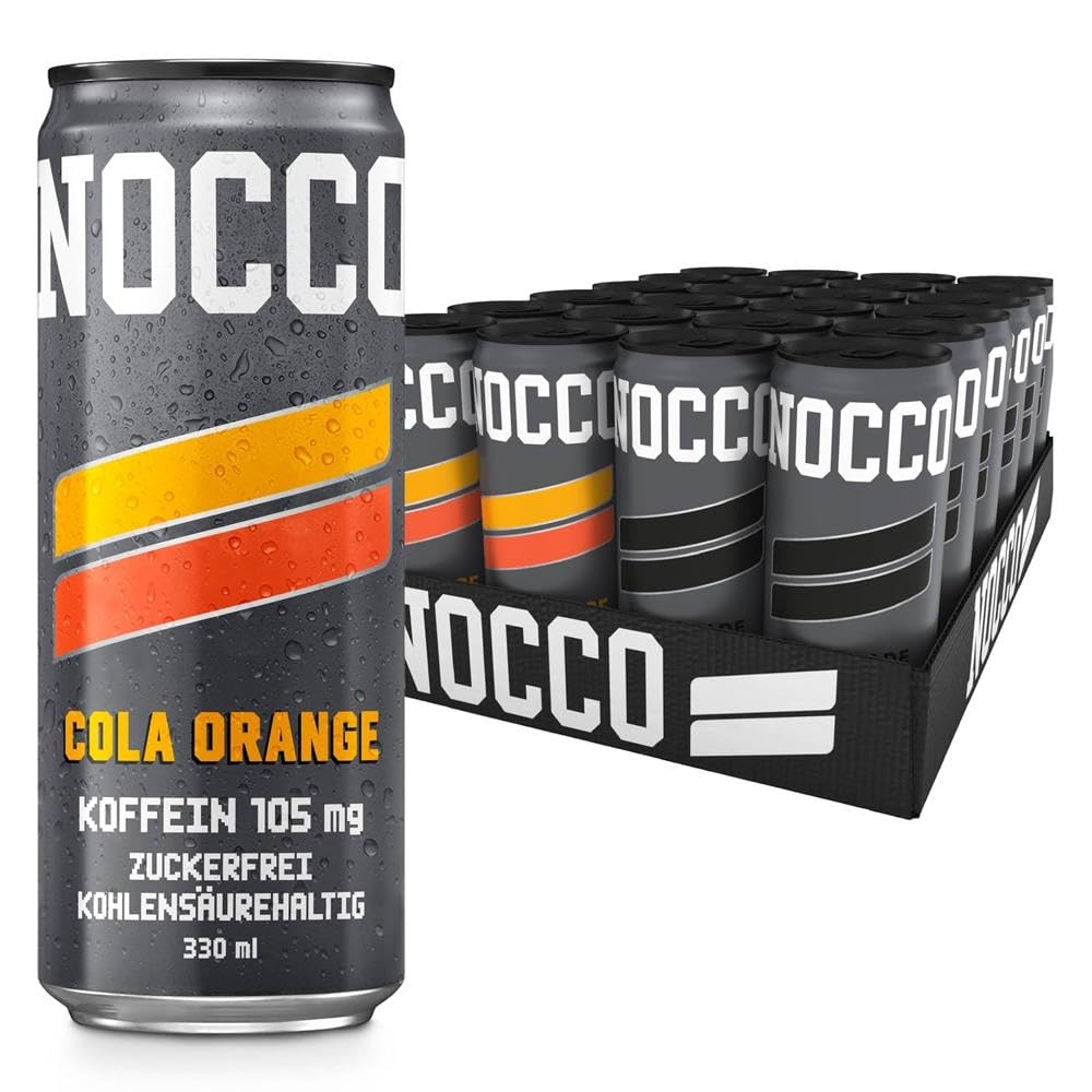 NOCCO Energy Drink (24er 330ml Mix-Pack) inkl. Pfand: Vegan mit Koffein & Vitaminen