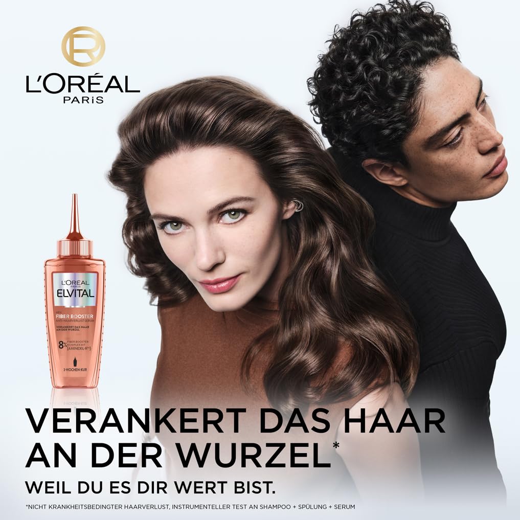 L'Oréal Paris Fiber Booster Anti-Haarverlust-Kopfhaut-Serum: Gegen Haarausfall (3x 102ml)