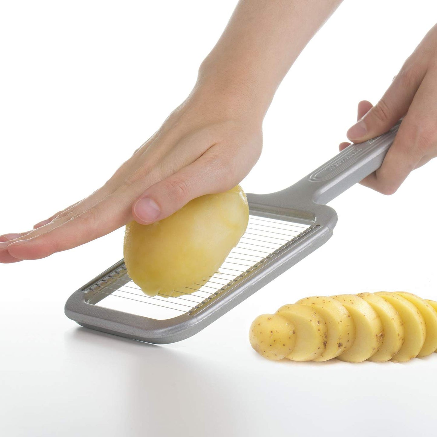 Westmark Pellkartoffel-/Mozzarellaschneider: Aluminium/Rostfreier Edelstahl