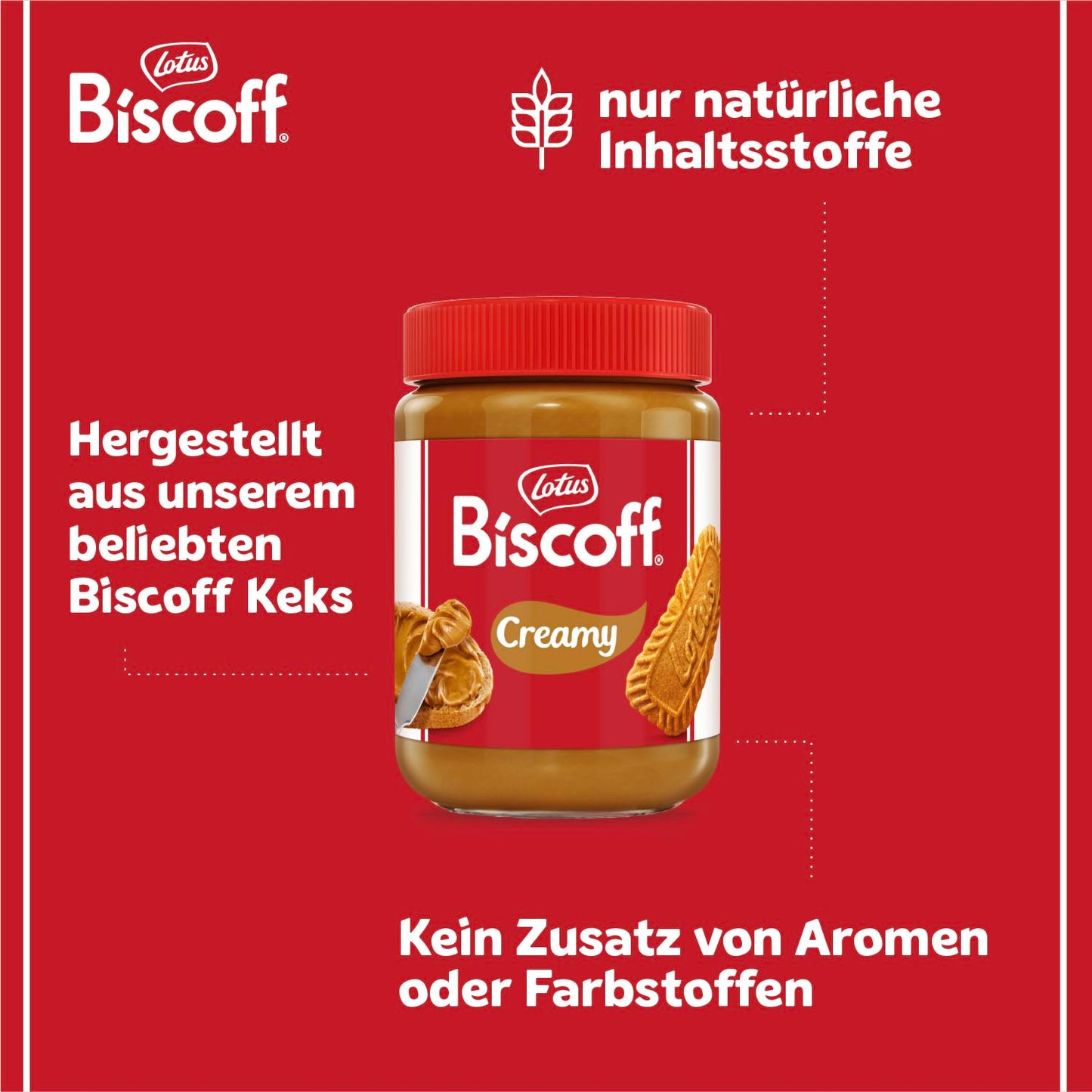 Lotus Biscoff: Süßer Brotaufstrich (1,6kg): Cremig-Karamellisierter Keksgeschmack | Vegan