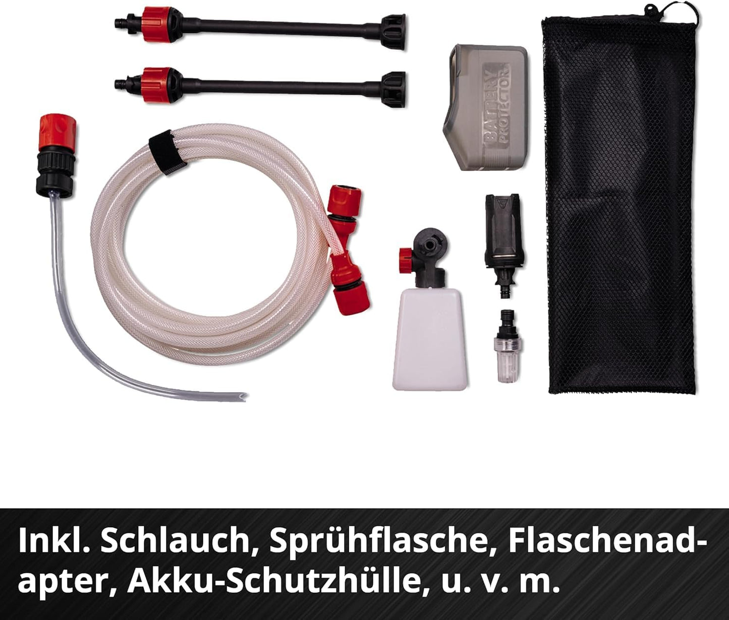 Einhell Akku-Druckreinigerpistole HYPRESSO 18/24-1 Power X-Change inkl. Zubehör (18V, 24 bar, 240 L/h)