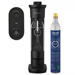 Grohe 'Blue Fizz Advanced' Wassersprudler Set mit CO2-Füllstandsanzeige und Reinigungspulver