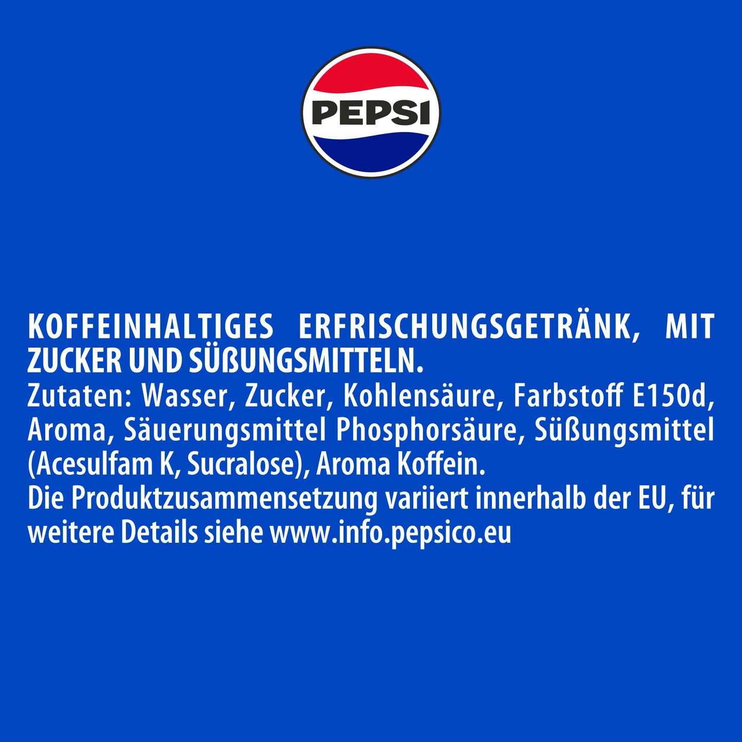 PEPSI COLA - Das Original (24x 0.33l): Koffeinhaltige Cola in der EINWEG Dose