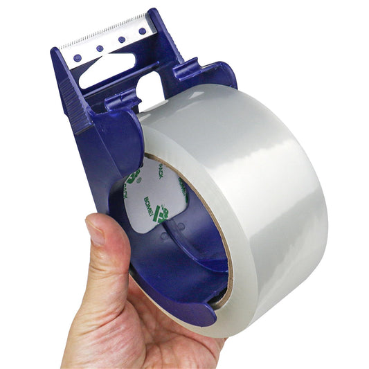 BOMEI PACK leises Paketklebeband (Transparent): 66m x 48mm, stark haftend