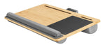 RICOO laptop cushion knee tray with pillow XXL bed tray laptop table bamboo & mouse pad lap cushion tray LA0035 notebook laptop pad lapdesk stand computer tray table for couch bed sofa