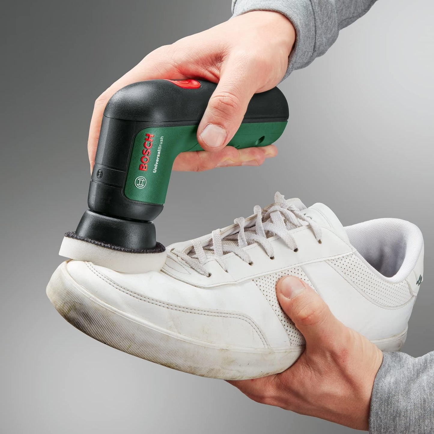 Bosch Home and Garden cordless cleaning brush with 4 cleaning attachments, USB charging
