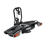 Thule EasyFold XT Fahrradträger für Anhängerkupplung für 2 Fahrräder (Schwarz-Aluminium)