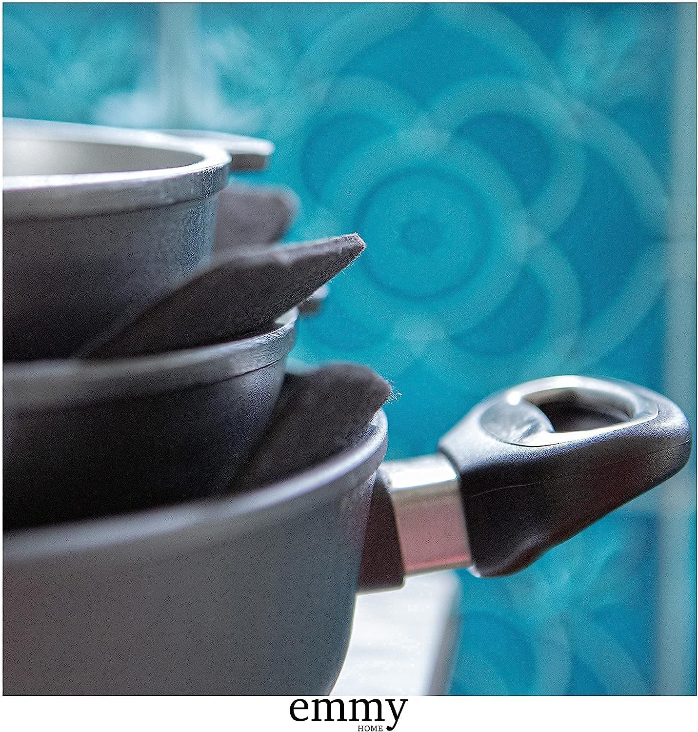 Emmy Home Felt Pan Protectors (5 pieces): Stacking Protection, Trivet