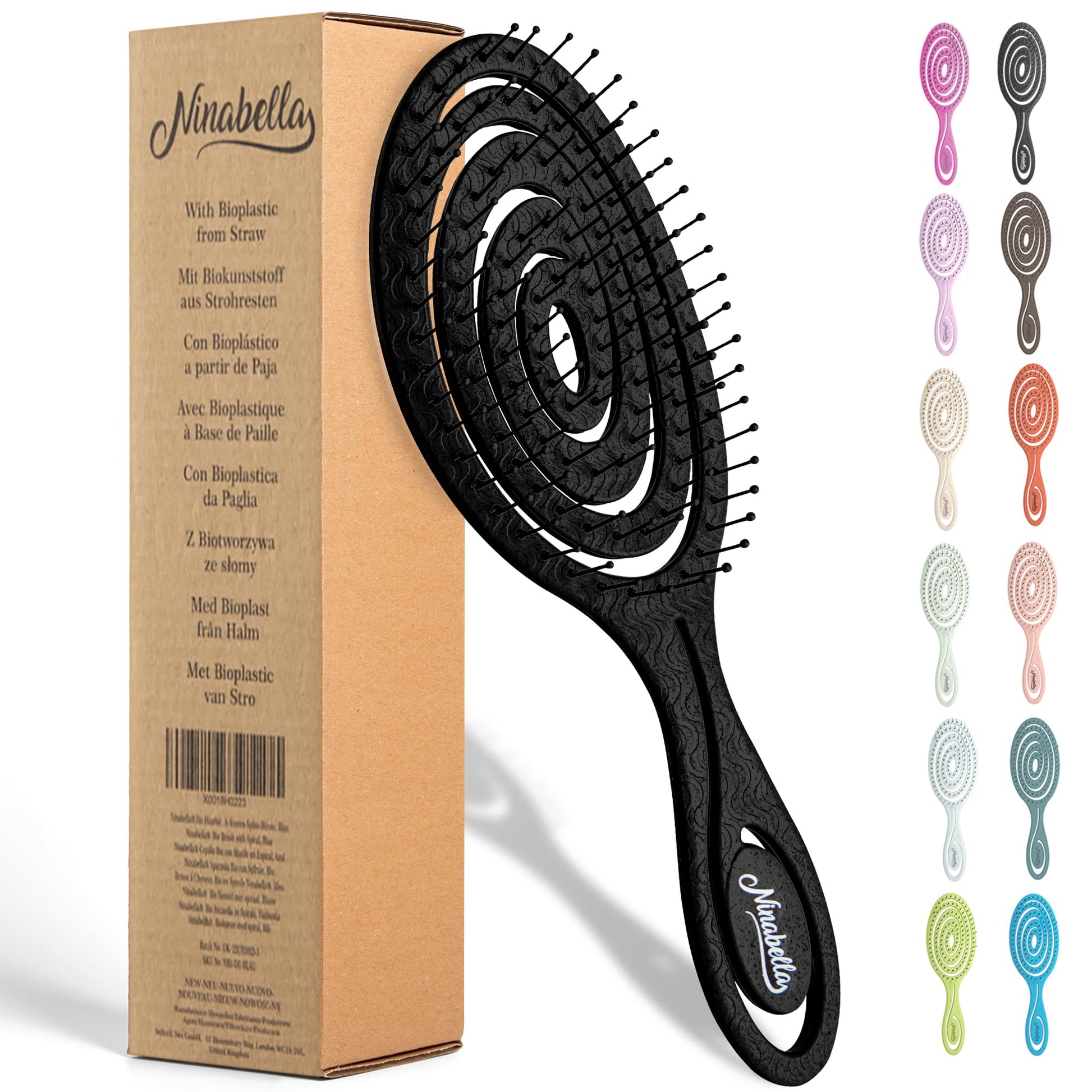 Ninabella Entwirrungsbürste - Für alle Haartypen & nachhaltige Pflege