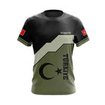 Turkish Flag 3D T-Shirt: Camouflage Print | EM2024 Streetwear