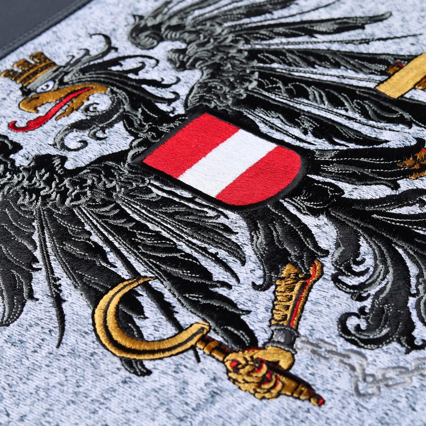 Österreich Adler Softshelljacke mit Stickerei | Wanderjacke