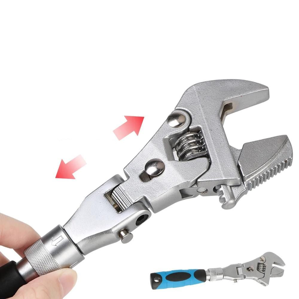10-Zoll Ratschen-Drehmomentschlüssel mit 180° klapp- und drehbarem Kopf 3