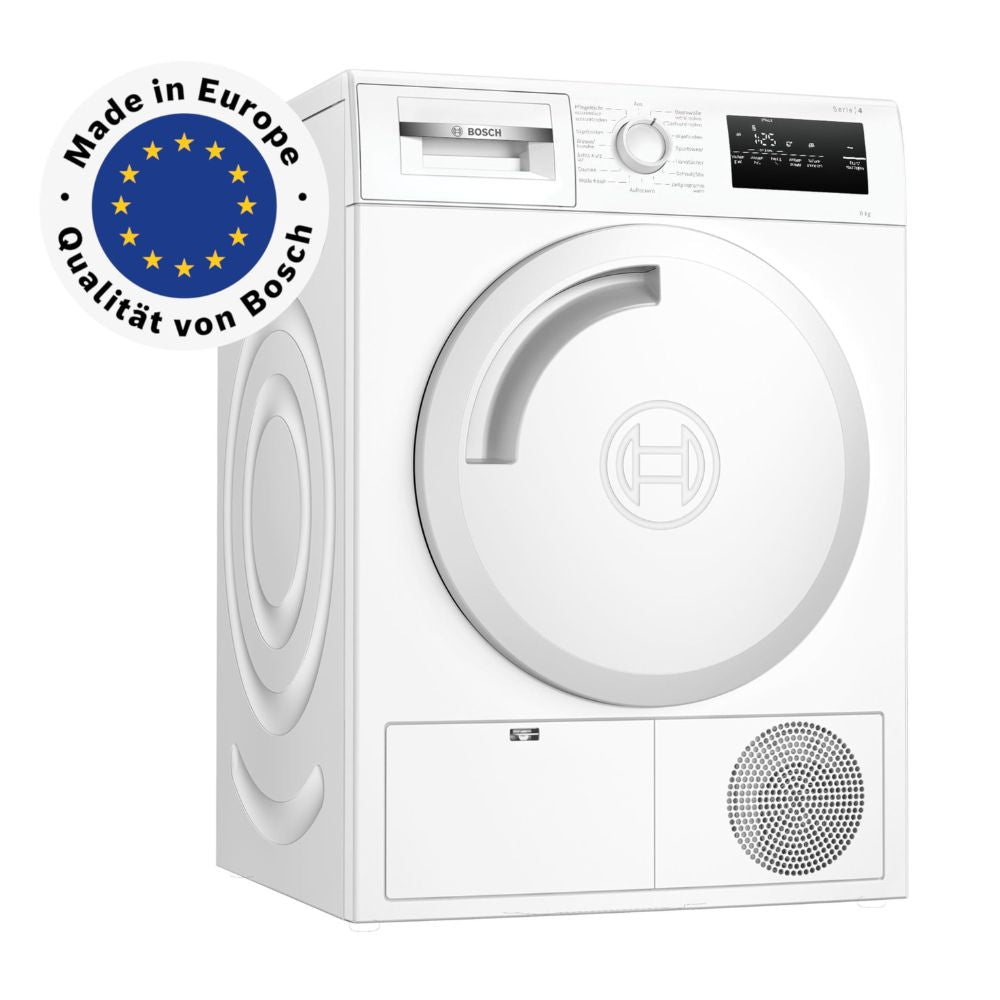 Bosch 'Serie 4' Wärmepumpentrockner (4WTH83VV3): Sensitive Auto Drying-System, Umweltfreundlich
