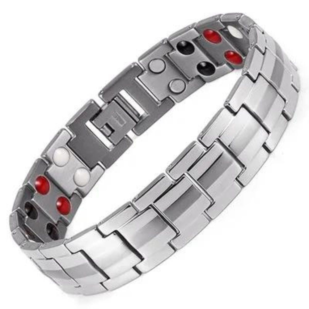 Herren Armband mit Magnettherapie für Gesundheit und Energie 1