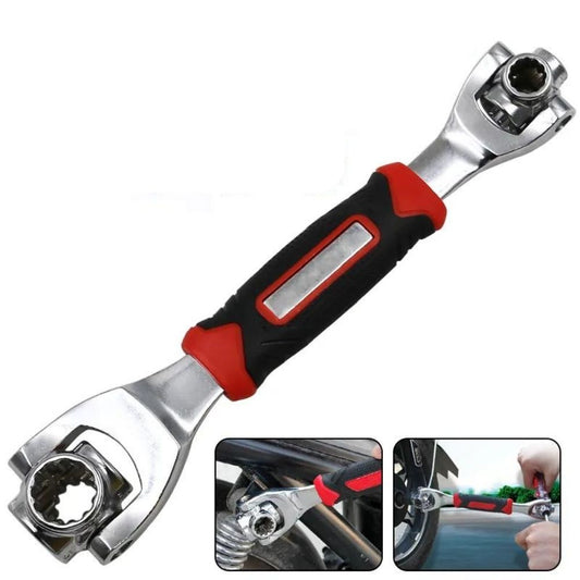 8-in-1 Universalschlüssel: 360° Drehung, 6-Punkt-Design | Ideal für Möbel- und Autoreparaturen (250mm)1