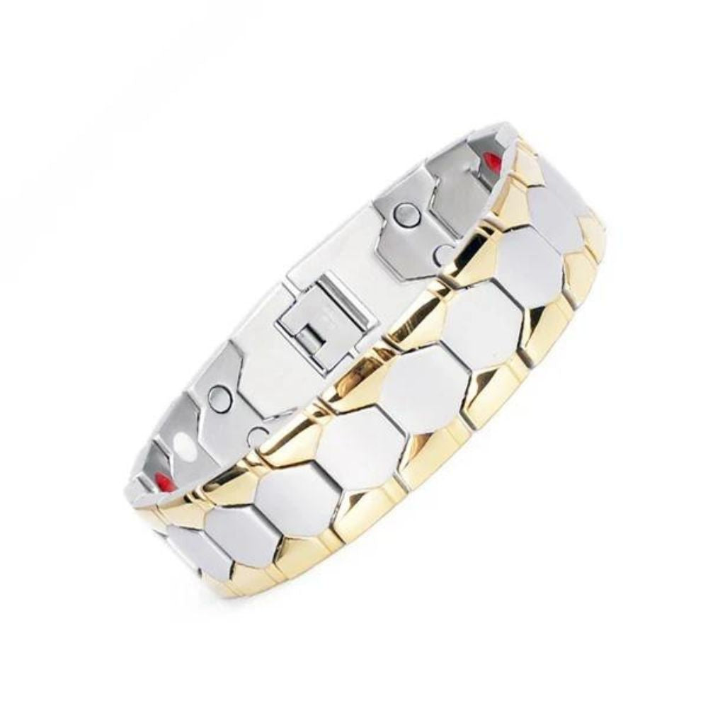 Herren Armband mit Magnettherapie für Gesundheit und Energie 3