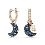 Swarovski 'Sublima' Luna Drop earrings with moon motif and radiant Swarovski crystals