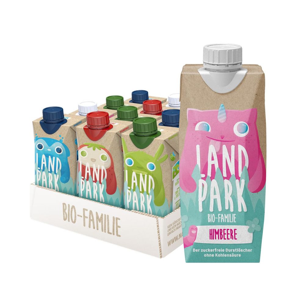 Landpark Bio-Familie Probier Mix (12x0,5L): Kindergetränk ohne Zucker und Süßungsmittel