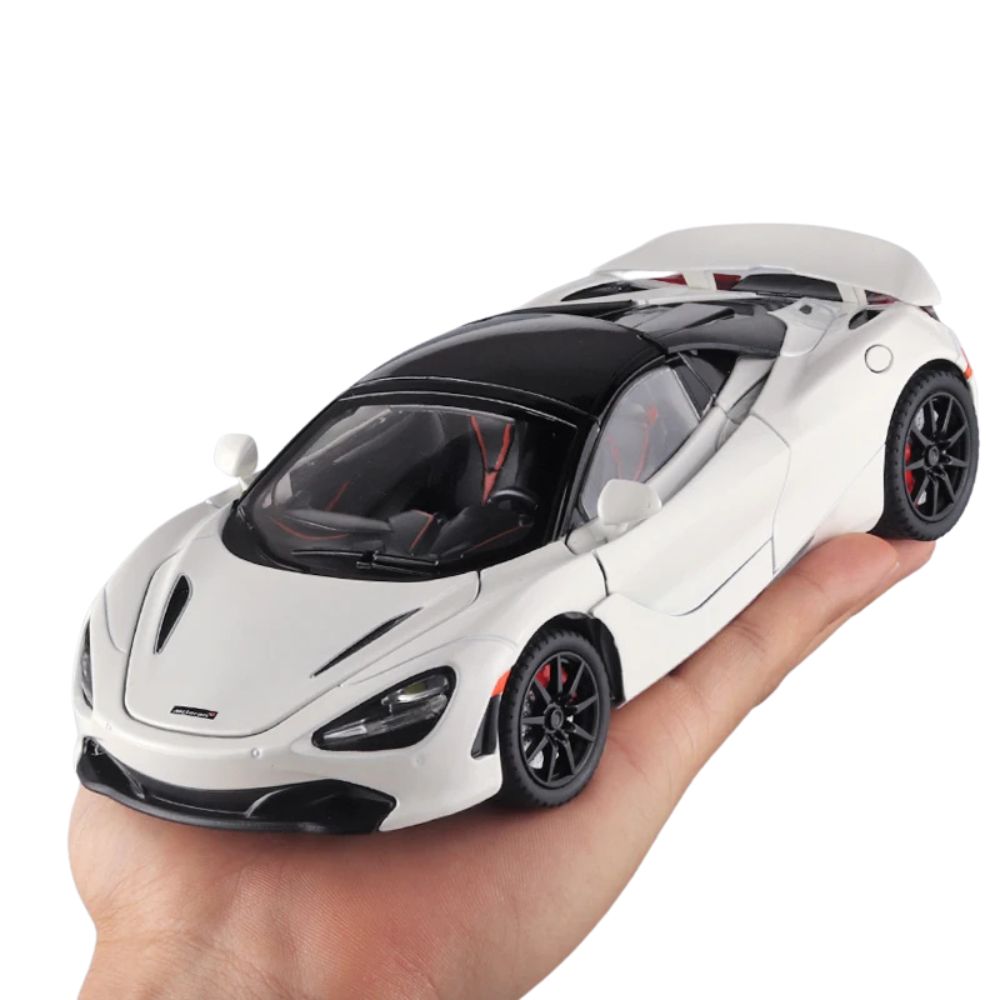 McLaren 720S Modellauto (1:24): Super Sportwagen aus Metall mit Licht & Sound