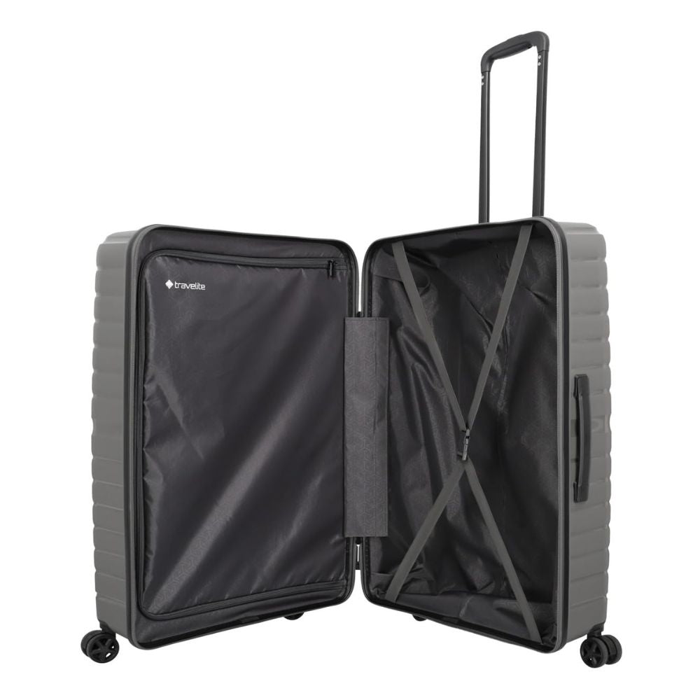 TRAVELITE 'Trient' hard-shell travel suitcase set (2 pieces): sizes L/M, TSA lock