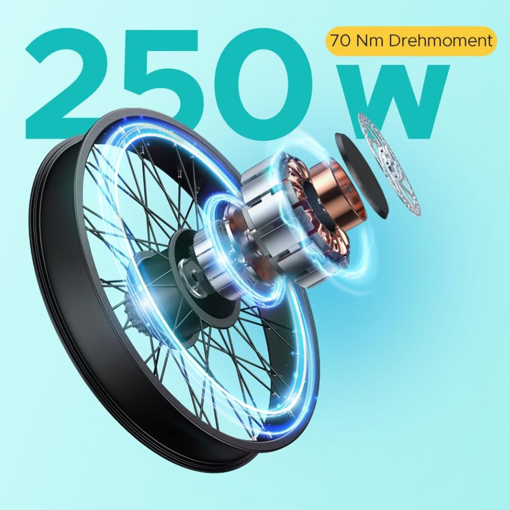 ENGWE E26 All-Terrain E-Bike: 250W, 48V, 16Ah Akku, LCD, Federgabel & 7-Gang-Schaltung