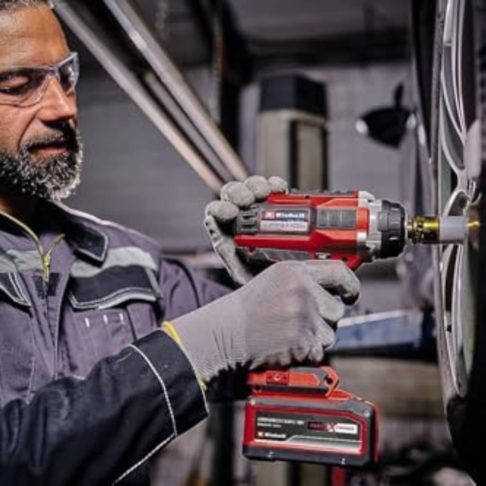 Einhell Profi Akku-Schlagschrauber IMPAXXO 18/450 Power X-Change inkl. Nuss-Set (18V, 450Nm)