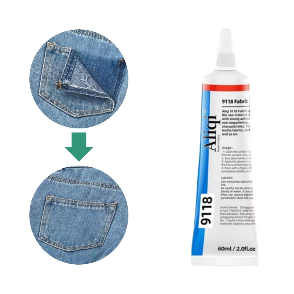 Extra Strong Fabric Glue (60ml): Waterproof & Versatile for Textile Repair