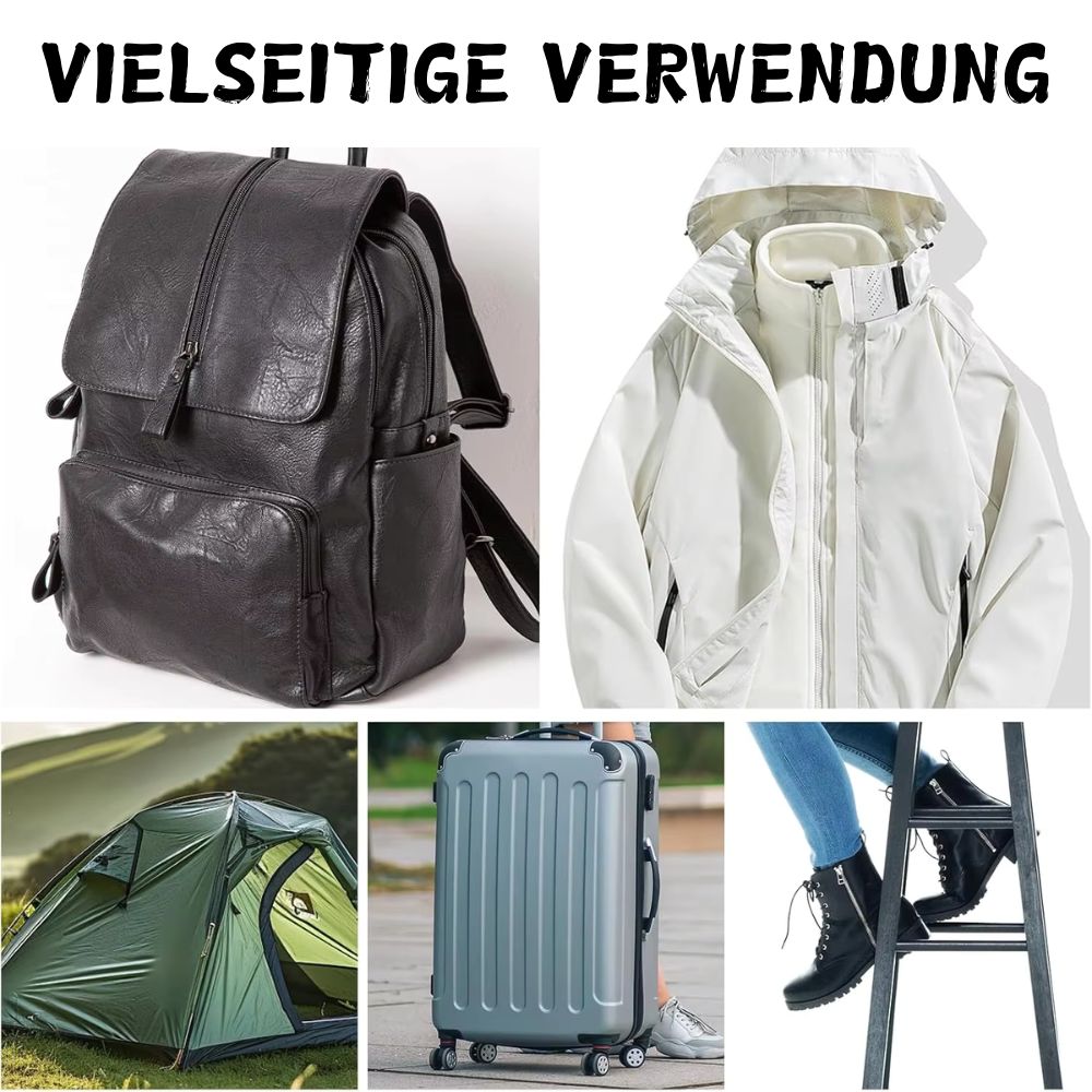 Universal Zipper Reparatur Kit ohne Nähen | Sofortiger Zipper-Ersatz für Jacken, Taschen & Co.