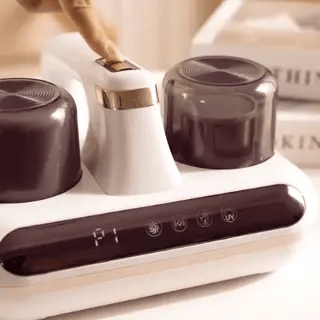 Wireless UV-Sterilisator & Staubsauger: Intelligenter Milbenentferner (Preview GIF)