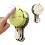 Set of 3 Premium Waterproof Vacuum Suction Cup Multi-Purpose Hooks for Shower, Kitchen and Home: Removable