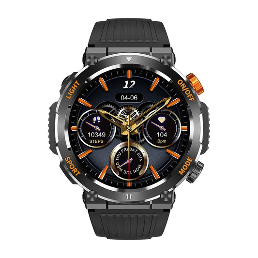 COLMI V68 1,43'' Ultra AMOLED Display Smartwatch: 100 Sportmodi + Flash LED Licht | Militärstandard-Qualität