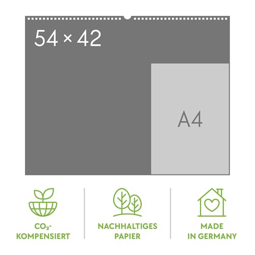 Deutschland Kalender 2026: Zauberhafte Landschaften im Querformat (54x42cm)