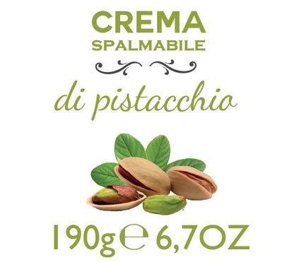 Brontedolci Pistaziencreme süß mit 40% Pistazien aus Sizilien-Ätna (2x 190g)