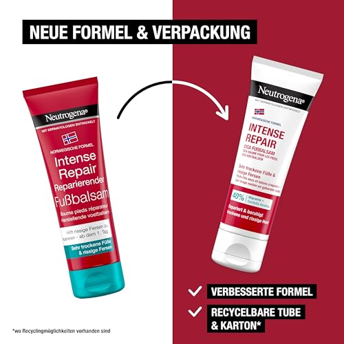 Neutrogena 'Norwegische Formel' Intense Repair: Fußpflege Salbe mit Glycerin & Panthenol (3x 50ml)
