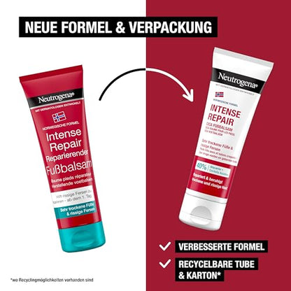 Neutrogena 'Norwegische Formel' Intense Repair: Fußpflege Salbe mit Glycerin & Panthenol (3x 50ml)