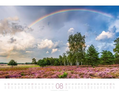 Deutschland Kalender 2026: Zauberhafte Landschaften im Querformat (54x42cm)