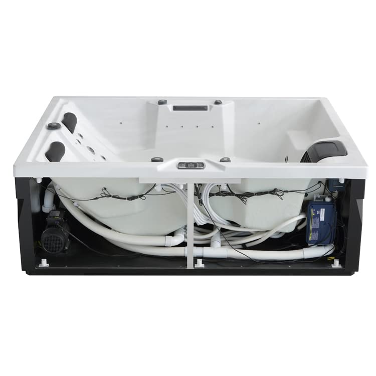 AWT AQART SPA IN-405 Eco Outdoor Whirlpool: 37 Jets, Colored Light &amp; Ozone (Oceanwave)