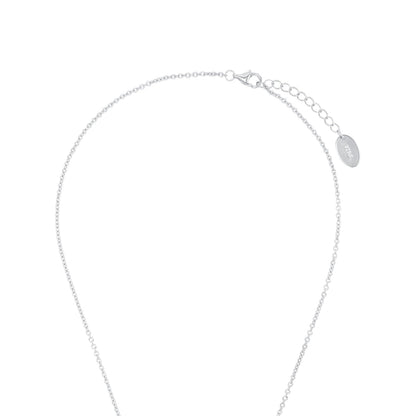 s.Oliver Y-Collier 925 Sterling Silver Women's Necklace with Zirconia incl. Gift Box