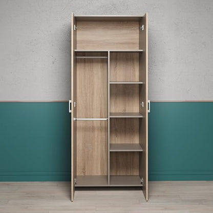 Babyzimmer-Set 'BERRY' mit 3-fach Lattenrost, Wickelkommode & Kleiderschrank