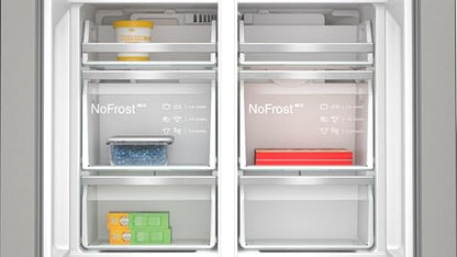 SIEMENS (KF96IAPEA) iQ500 NoFrost Smarter French-Door Kühlschrank: Eis- und Wasserspender, Anti-Fingerprint